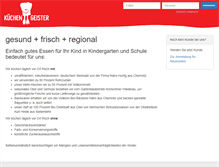 Tablet Screenshot of kuechengeister.net